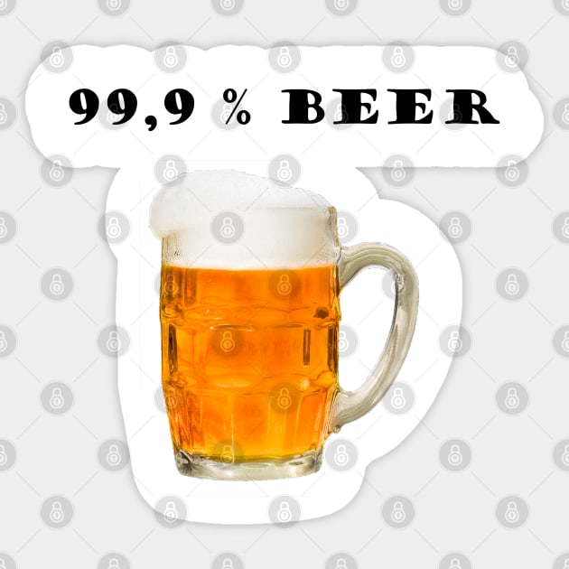 99 % BEER Sticker by jcnenm